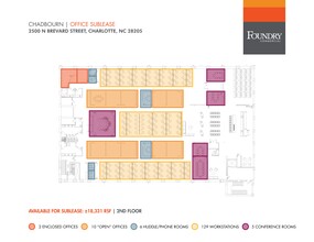 2500 N Brevard St, Charlotte, NC à louer Plan de site– Image 1 sur 7