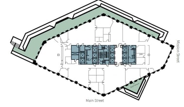 201 Mission St, San Francisco, CA à louer Plan d’étage– Image 1 sur 1