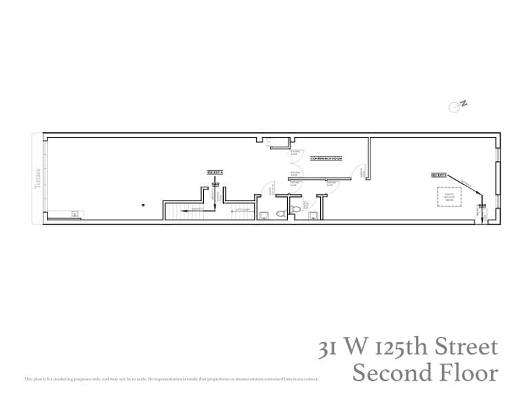 31 W 125th St, New York, NY à louer - Plan d’étage – Image 1 sur 1