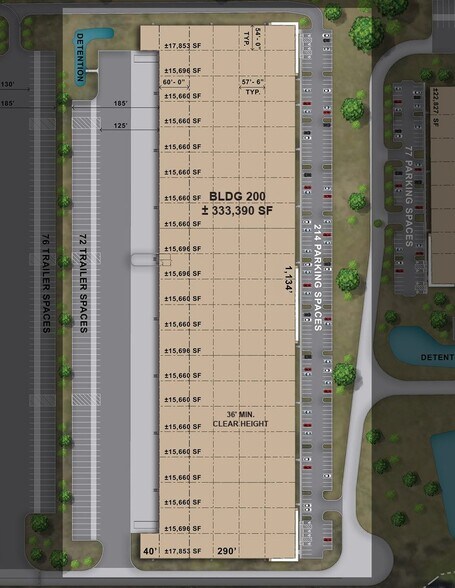 4497 Friendship Rd, Buford, GA à louer - Plan de site – Image 2 sur 4