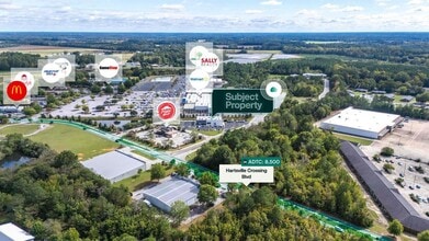 1151 Driver Ave, Hartsville, SC - VUE AÉRIENNE  vue de carte - Image1