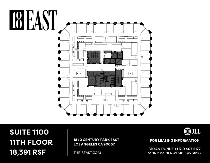 1840 Century Park E, Los Angeles, CA à louer Plan d’étage– Image 1 sur 1