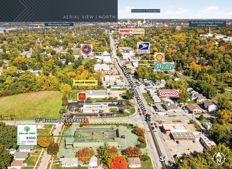 3100 11th St, Rock Island, IL à vendre - Aérien – Image 2 sur 5