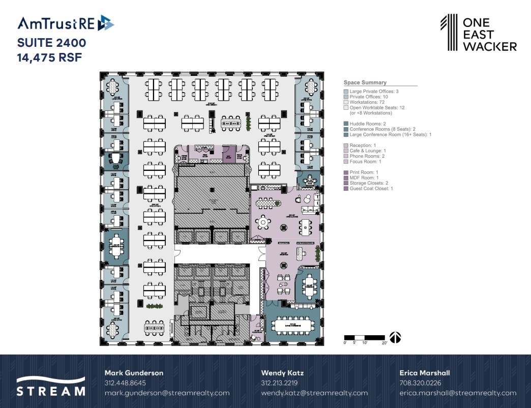 1 E Wacker Dr, Chicago, IL à louer Plan d’étage– Image 1 sur 1