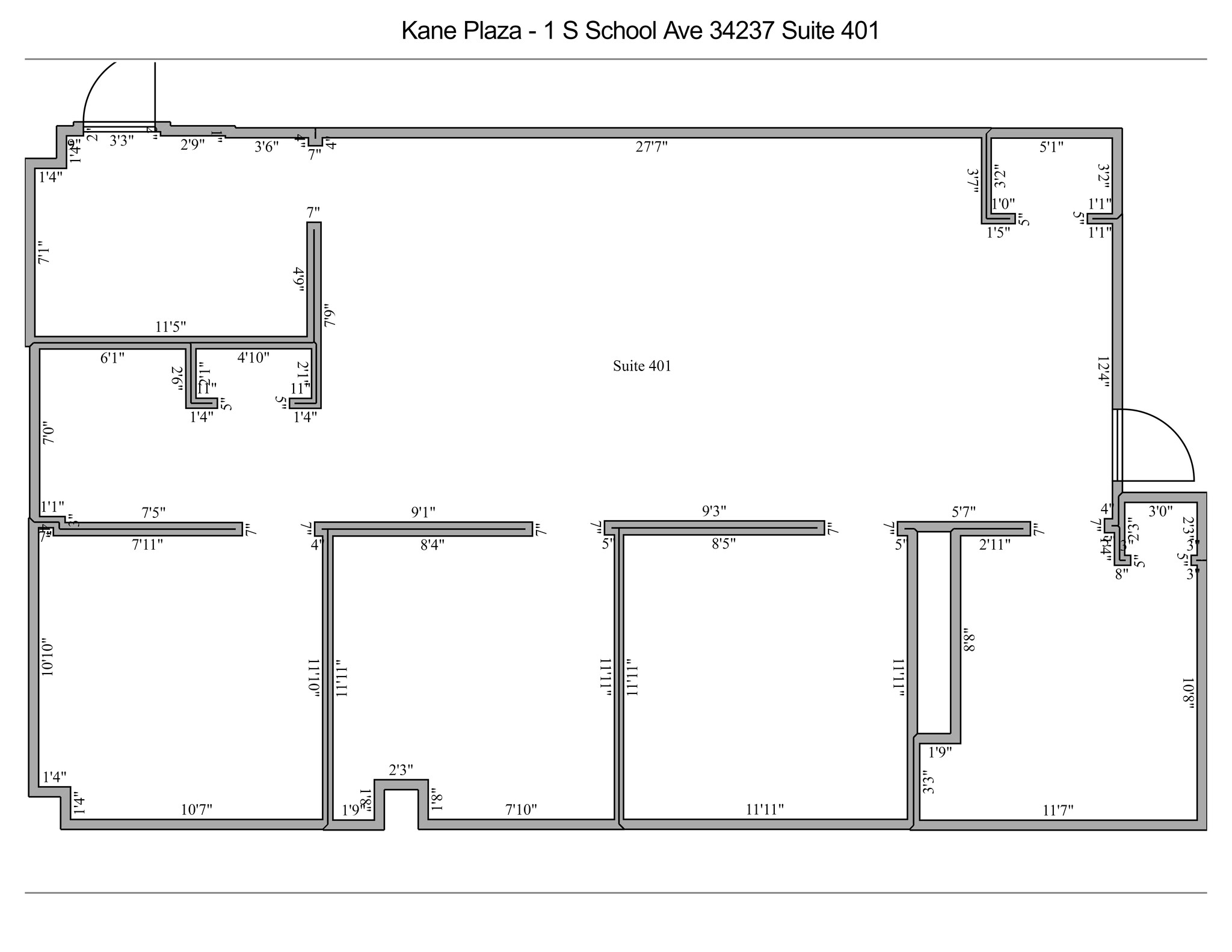 1 S School Ave, Sarasota, FL à louer Plan de site– Image 1 sur 1