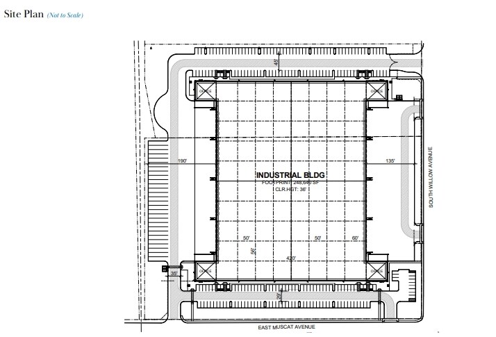 3441 S Willow Ave, Fresno, CA à louer - Plan de site – Image 3 sur 3