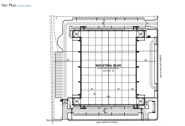 3441 S Willow Ave, Fresno, CA à louer Plan de site– Image 1 sur 1