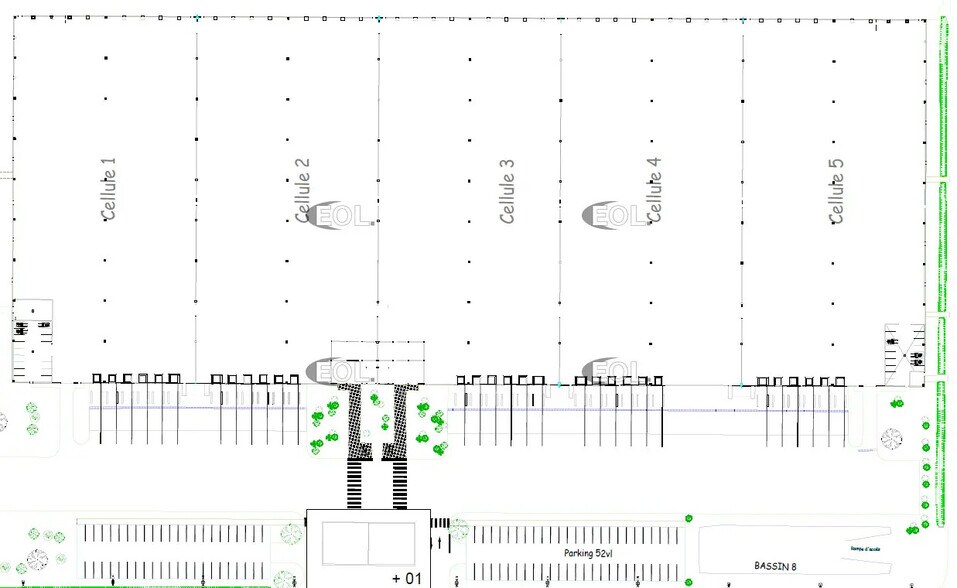 Industriel/Logistique dans Bollène à louer - Plan de site – Image 2 sur 3