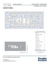 15760 Ventura Blvd, Encino, CA à louer Plan d’étage– Image 1 sur 1
