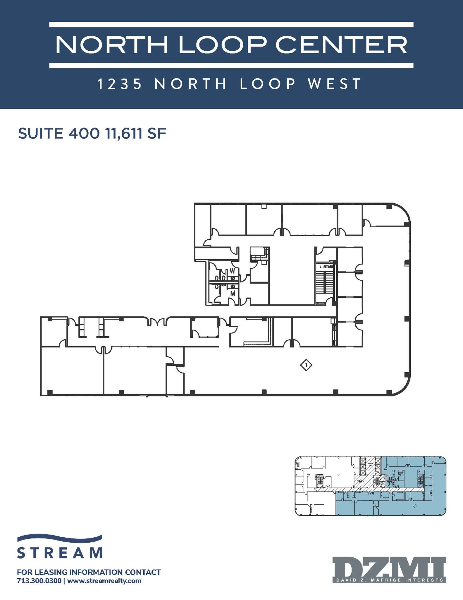 1235 North Loop W, Houston, TX à louer Plan d’étage– Image 1 sur 1