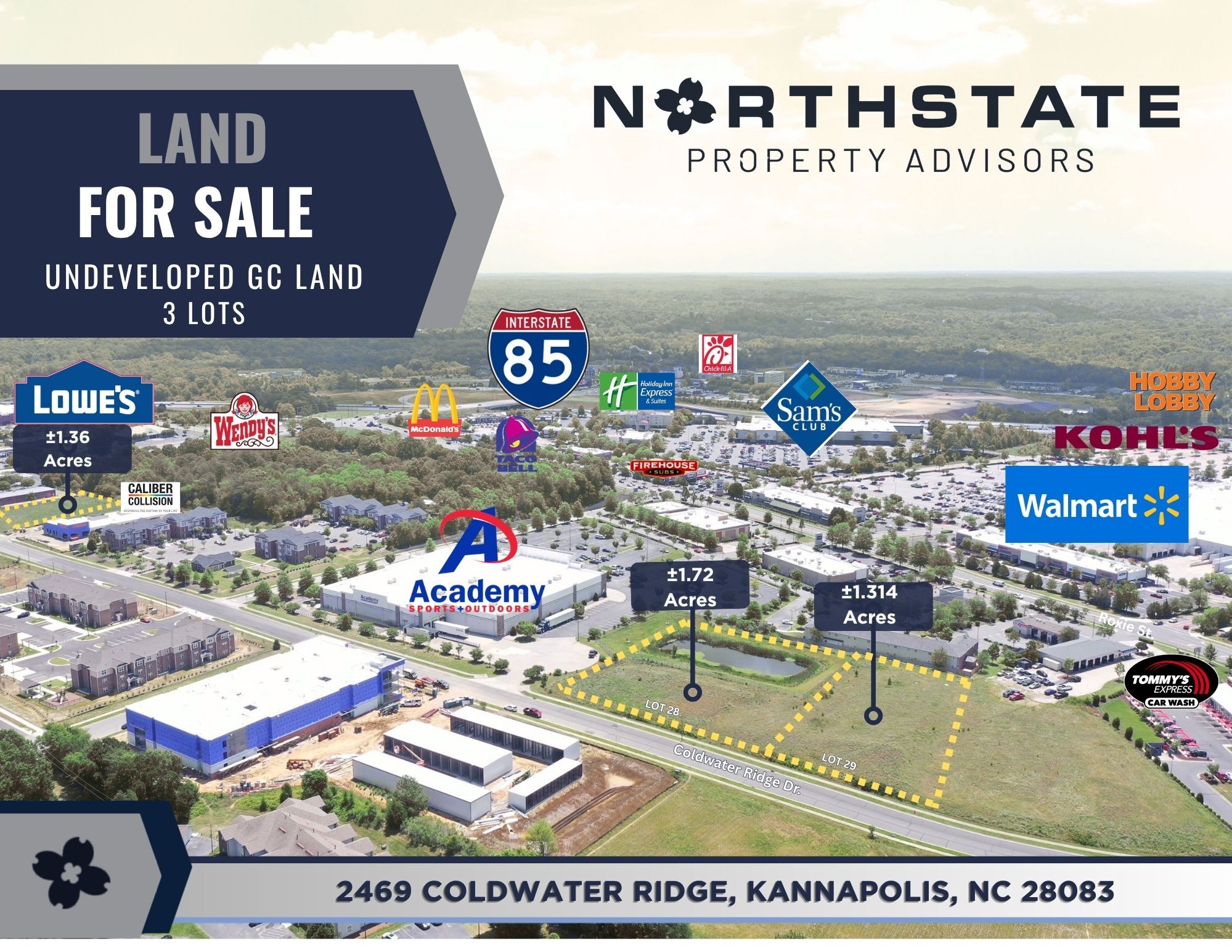 Coldwater Ridge Dr, Kannapolis, NC à vendre Photo de l’immeuble– Image 1 sur 15