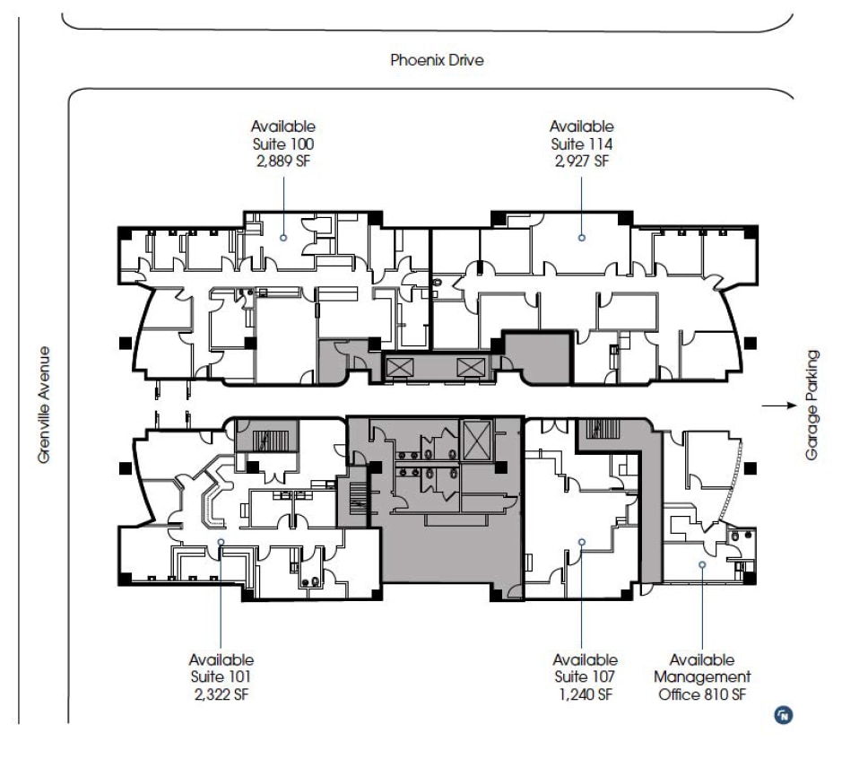 7150 Greenville Ave, Dallas, TX à louer Plan d’étage– Image 1 sur 1
