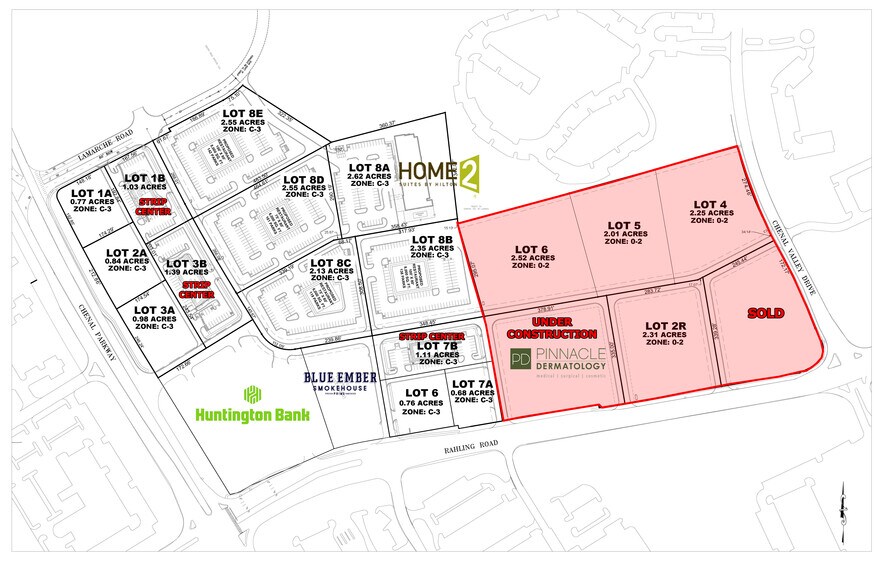 Rahling Road and Chenal Valley Drive, Little Rock, AR à vendre - Plan de site – Image 3 sur 4