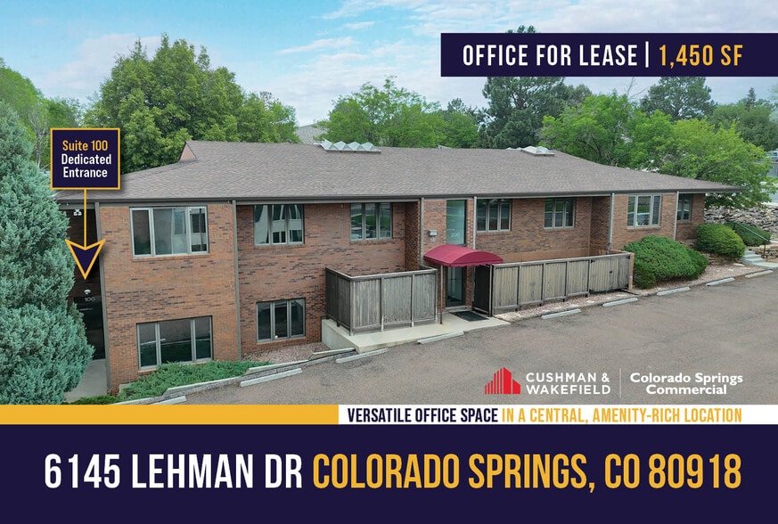6145 Lehman Dr, Colorado Springs, CO à louer - Photo de l’immeuble – Image 1 sur 6