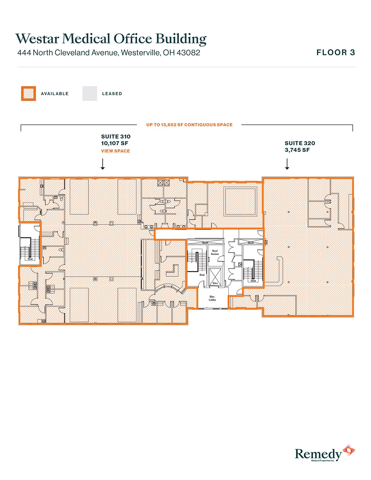 444 N Cleveland Ave, Westerville, OH à louer Plan d’étage– Image 1 sur 1