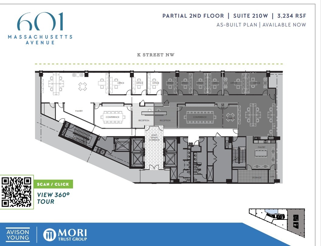 601 Massachusetts Ave NW, Washington, DC à louer Plan d’étage– Image 1 sur 1