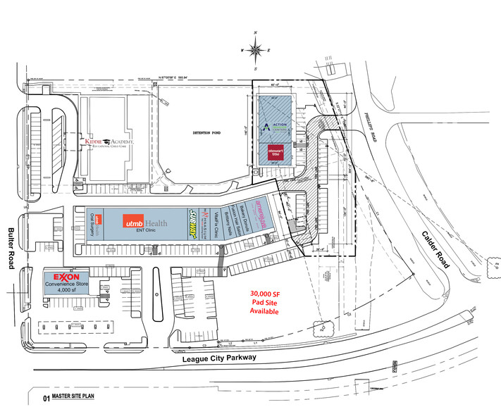 1600 W League City Pky, League City, TX à louer - Plan de site – Image 2 sur 4