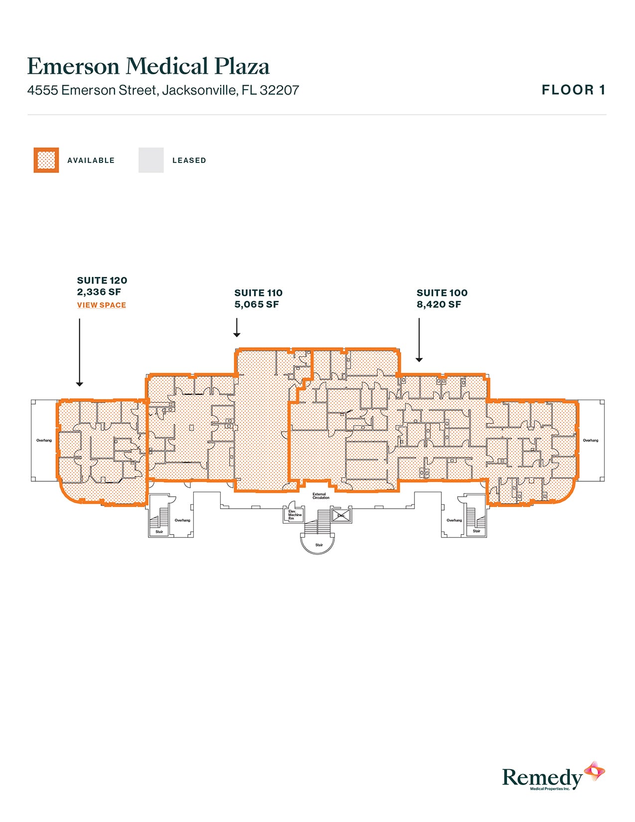 4555 Emerson Pky, Jacksonville, FL à louer Plan d’étage– Image 1 sur 1