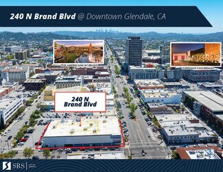 Plus de détails pour 240 N Brand Blvd, Glendale, CA - Local commercial à vendre