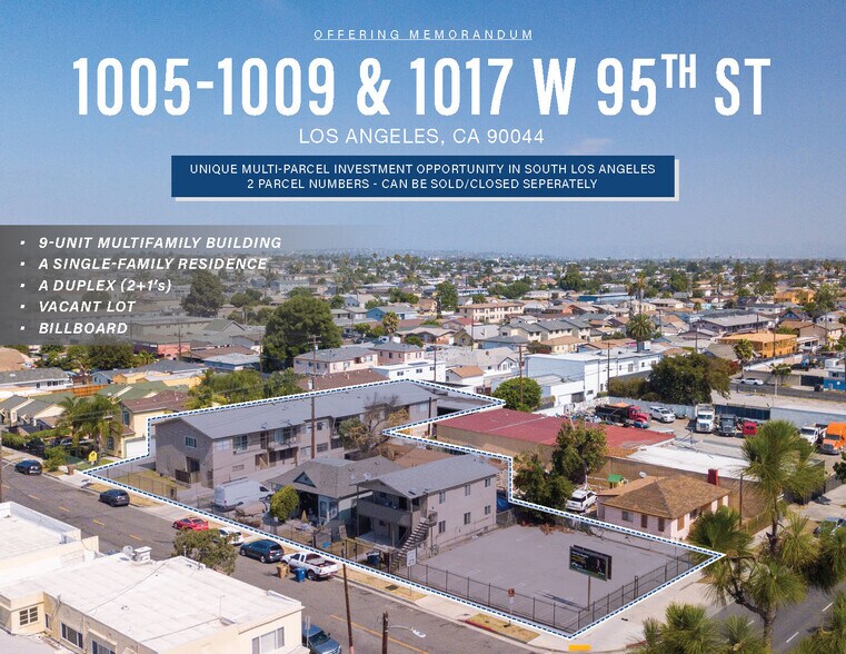 1005-1009 & 1017 W 95TH ST portefeuille de 2 biens à vendre sur LoopNet.fr - Photo de l’immeuble – Image 1 sur 24
