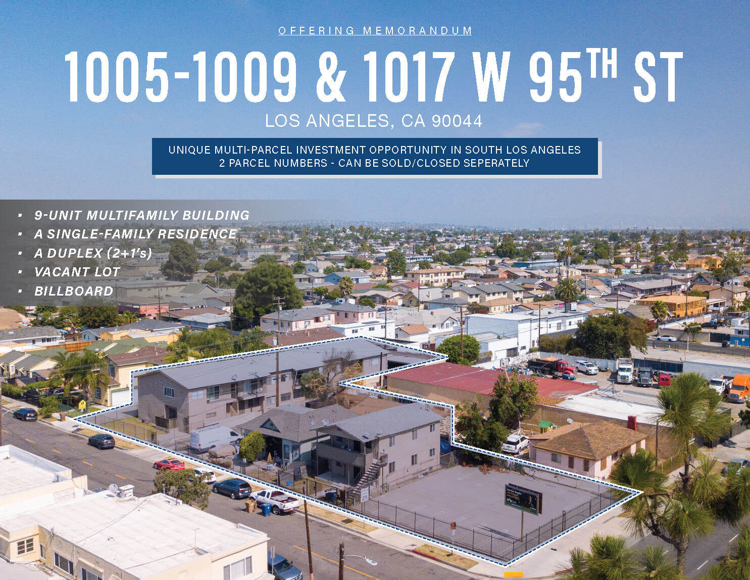 1005-1009 & 1017 W 95TH ST portefeuille de 2 biens à vendre sur LoopNet.fr Photo de l’immeuble– Image 1 sur 25