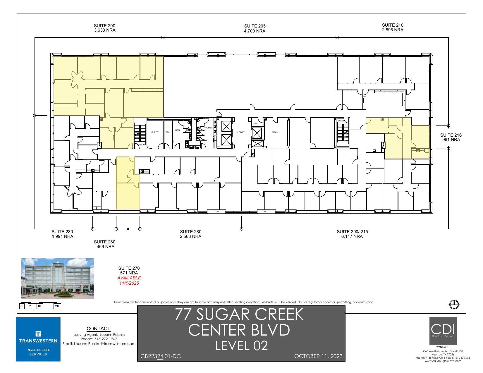 77 Sugar Creek Center Blvd, Sugar Land, TX à louer Plan d’étage– Image 1 sur 1
