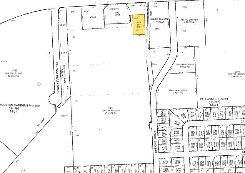5964 Fairmont Pky, Pasadena, TX à vendre - Plan cadastral – Image 3 sur 3