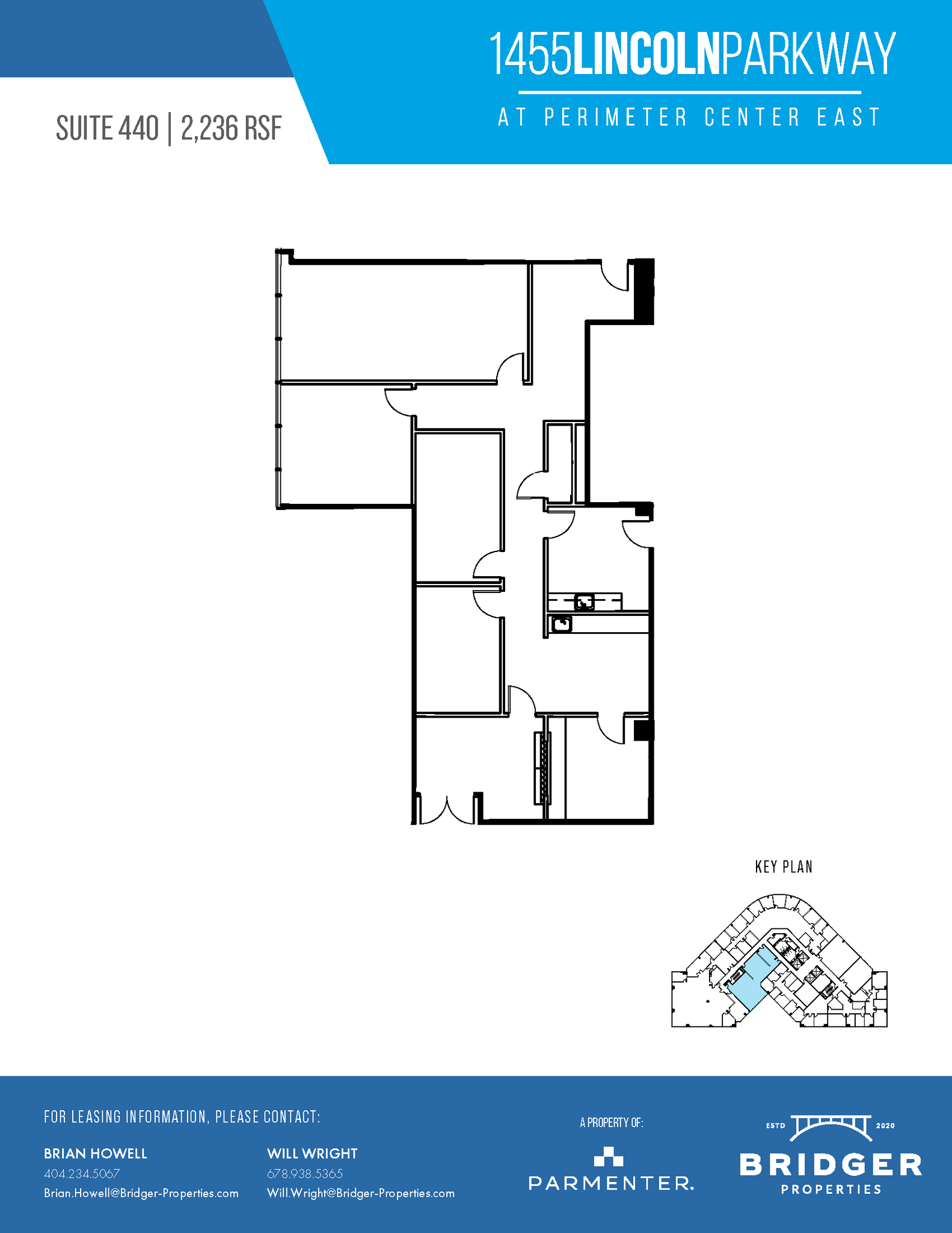 1455 Lincoln Pkwy E, Atlanta, GA à louer Plan d’étage– Image 1 sur 1