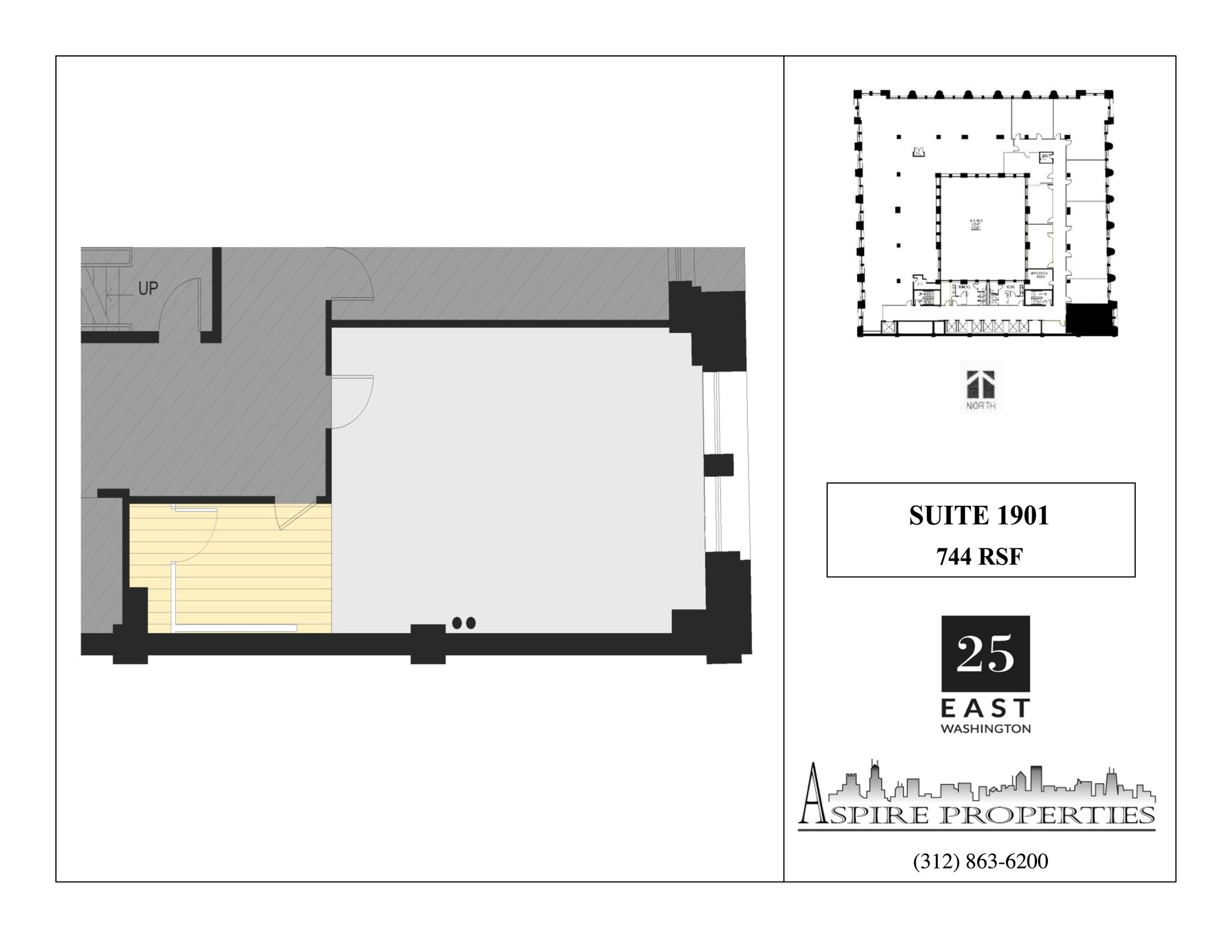 25 E Washington St, Chicago, IL à louer Plan de site– Image 1 sur 1