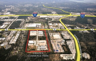 Plus de détails pour N Frazier St & Frazier Commerce Dr, Conroe, TX - Industriel/Logistique à louer