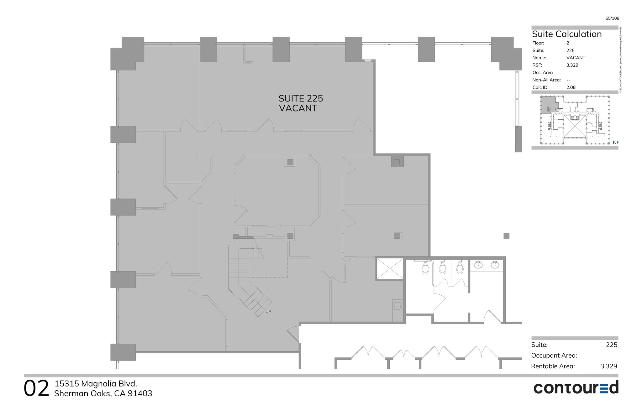15315 Magnolia Blvd, Sherman Oaks, CA à louer Plan de site– Image 1 sur 1