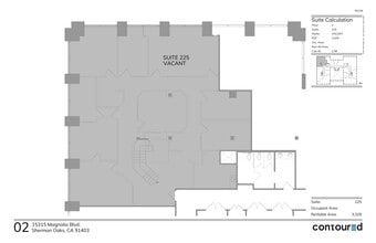 15315 Magnolia Blvd, Sherman Oaks, CA à louer Plan de site– Image 1 sur 1