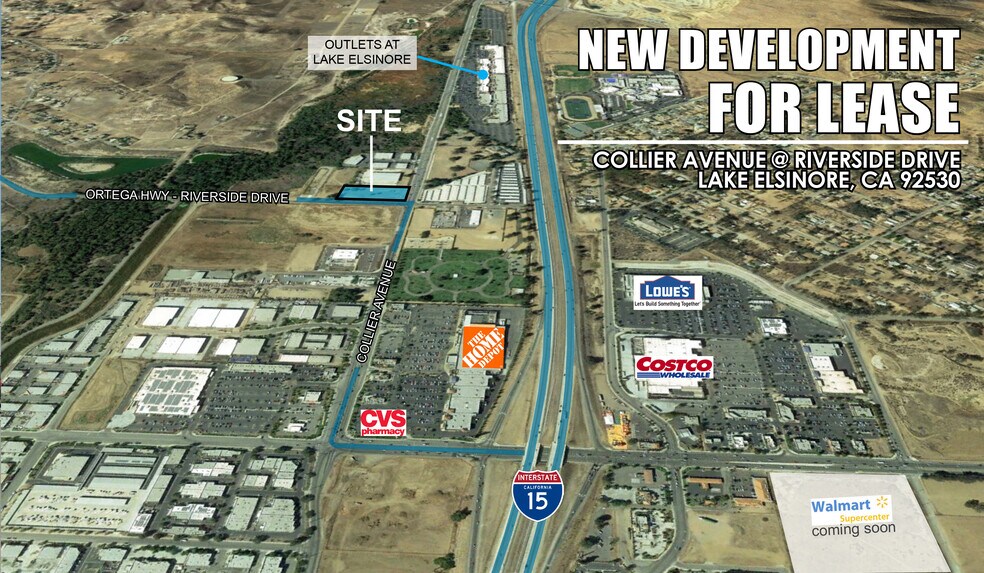 Collier Ave And Riverside Dr, Lake Elsinore, CA à louer - Photo de l’immeuble – Image 2 sur 4