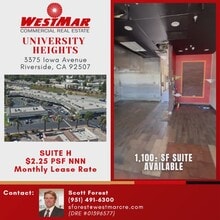 3355 Iowa Ave, Riverside, CA à louer - Vidéo sur l’annonce professionnelle
