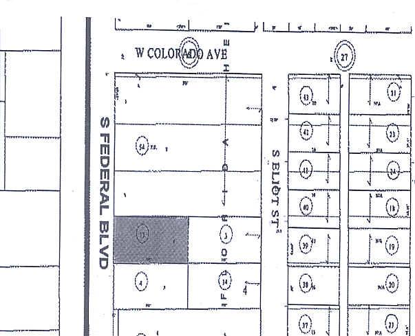 1840 S Federal Blvd, Denver, CO à vendre - Plan cadastral – Image 2 sur 2
