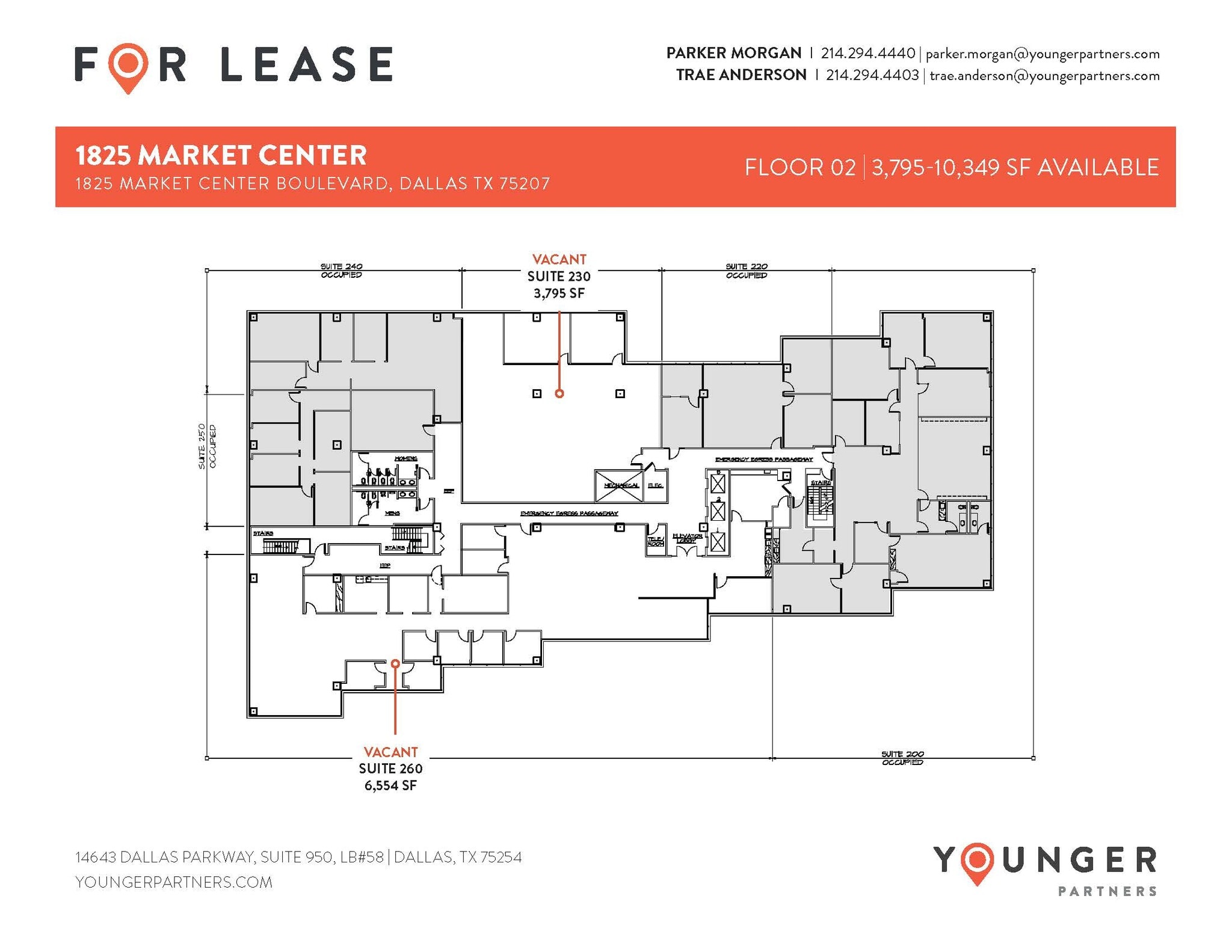 1825 Market Center Blvd, Dallas, TX à louer Plan d’étage– Image 1 sur 1