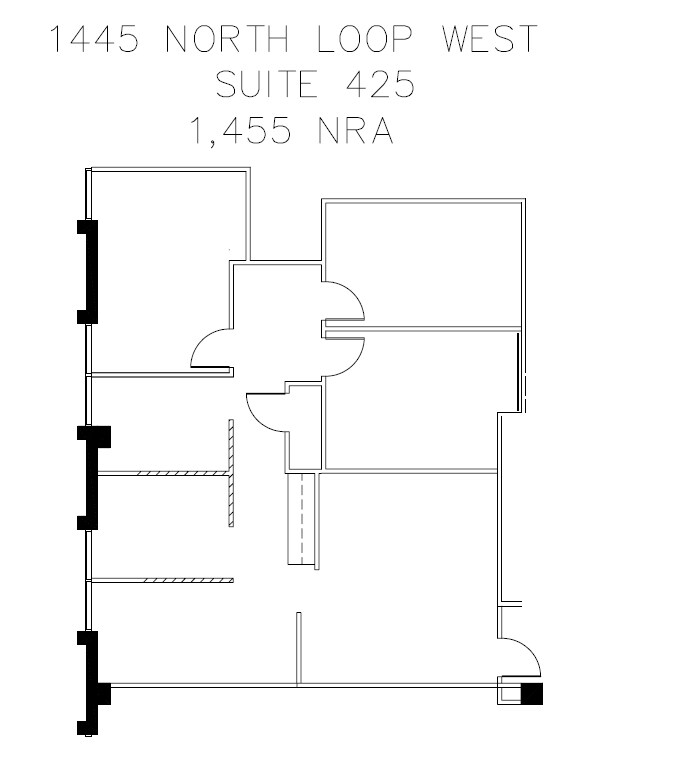 1445 North Loop W, Houston, TX à louer Plan d’étage– Image 1 sur 1