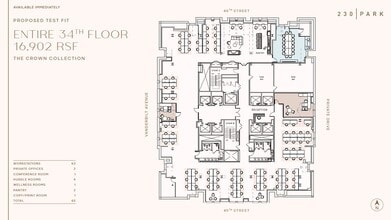 230 Park Ave, New York, NY à louer Plan d’étage– Image 2 sur 19
