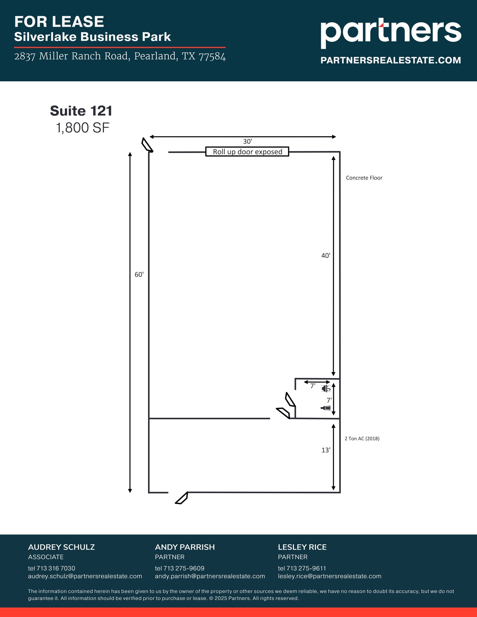 2825 Miller Ranch Rd, Pearland, TX à louer Plan de site– Image 1 sur 1
