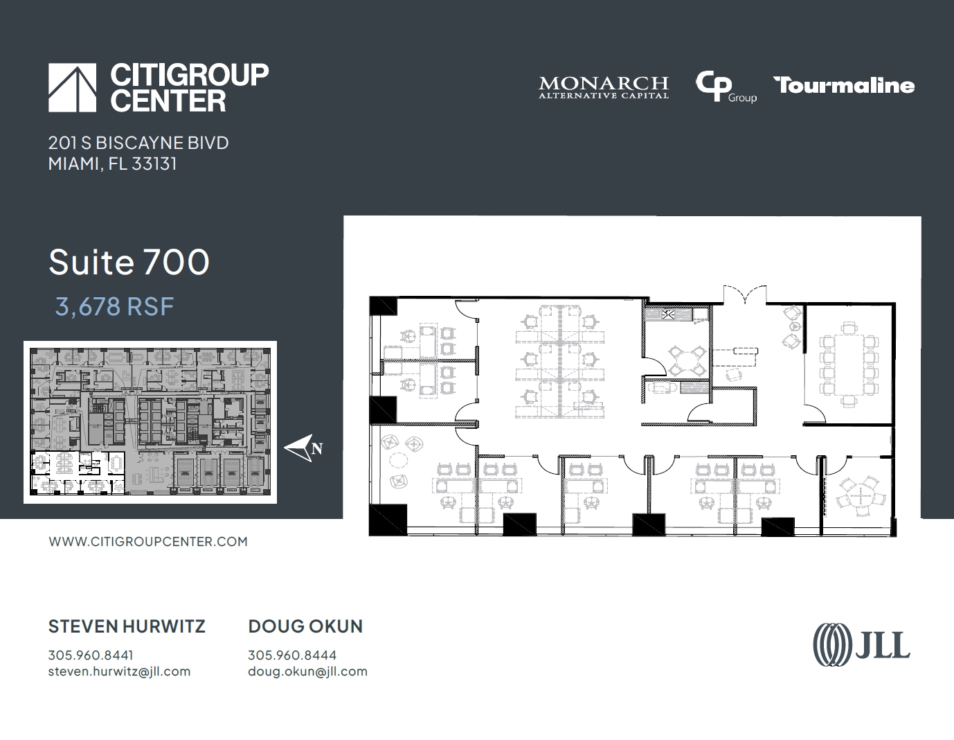 201 S Biscayne Blvd, Miami, FL à louer Plan d’étage– Image 1 sur 1