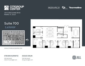 201 S Biscayne Blvd, Miami, FL à louer Plan d’étage– Image 1 sur 1