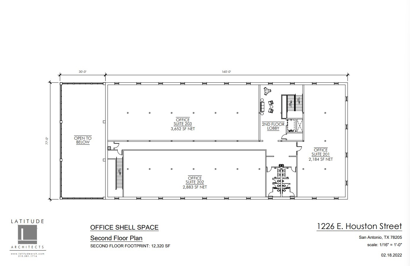 1226 E Houston St, San Antonio, TX à louer Plan d’étage– Image 1 sur 1