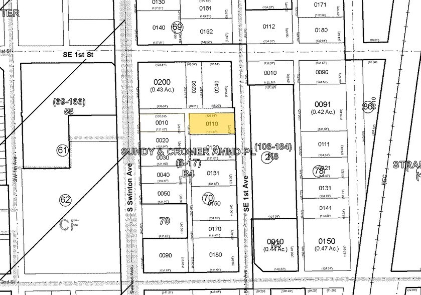 104 SE 1st Ave, Delray Beach, FL à vendre - Plan cadastral – Image 3 sur 3
