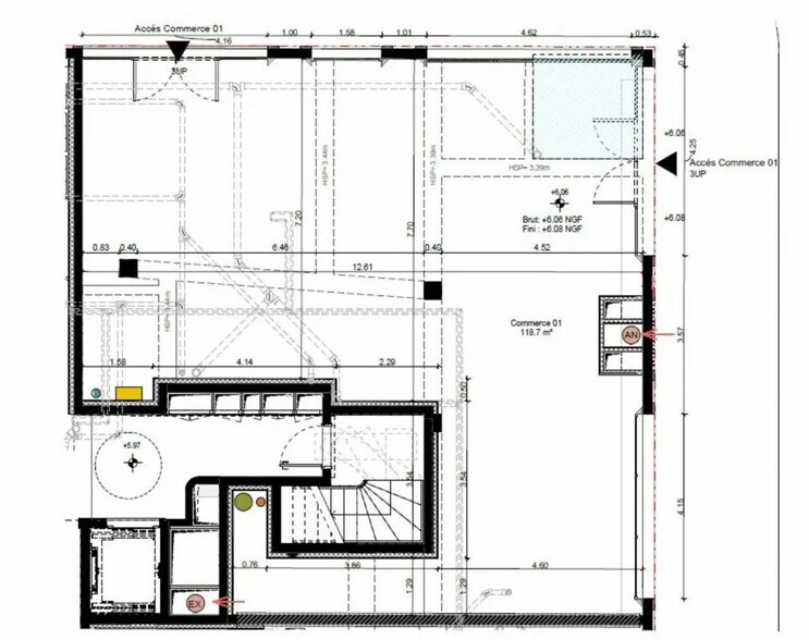 Local commercial dans Le Havre à vendre - Plan d’étage – Image 2 sur 2
