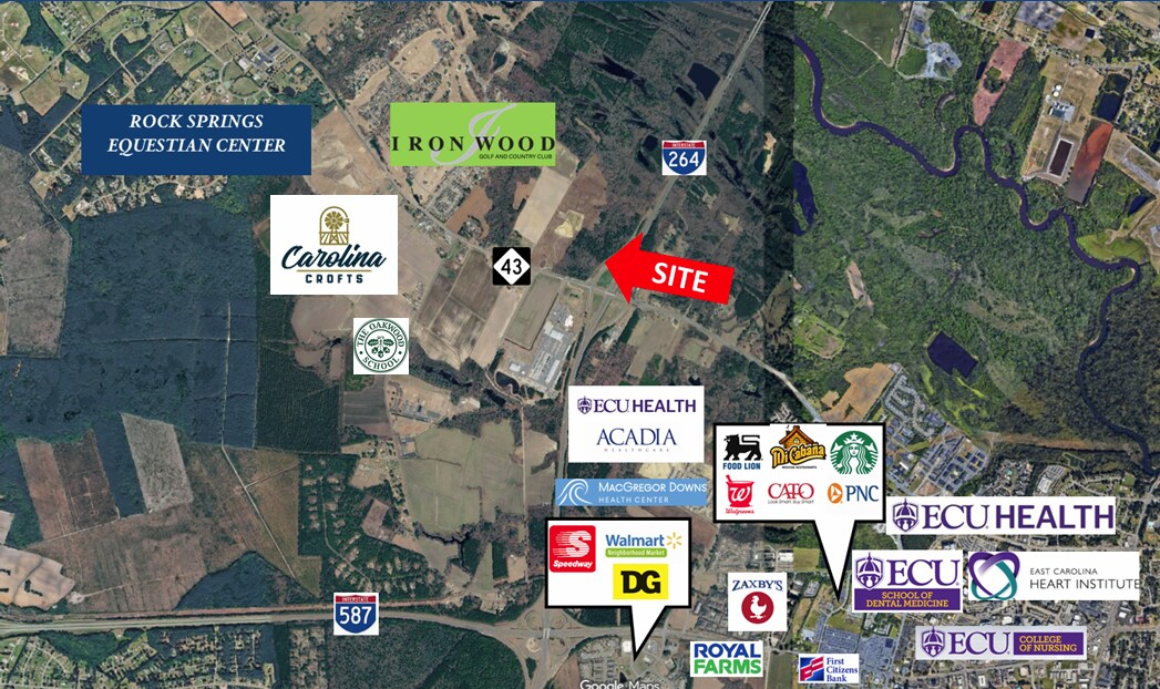 0 NC HWY 43 0 NC HWY 43, Greenville, NC à vendre Photo principale– Image 1 sur 3