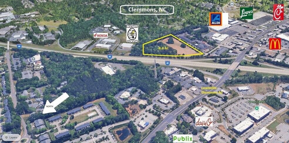 6207 Ramada Dr, Clemmons, NC à vendre - Aérien – Image 1 sur 2