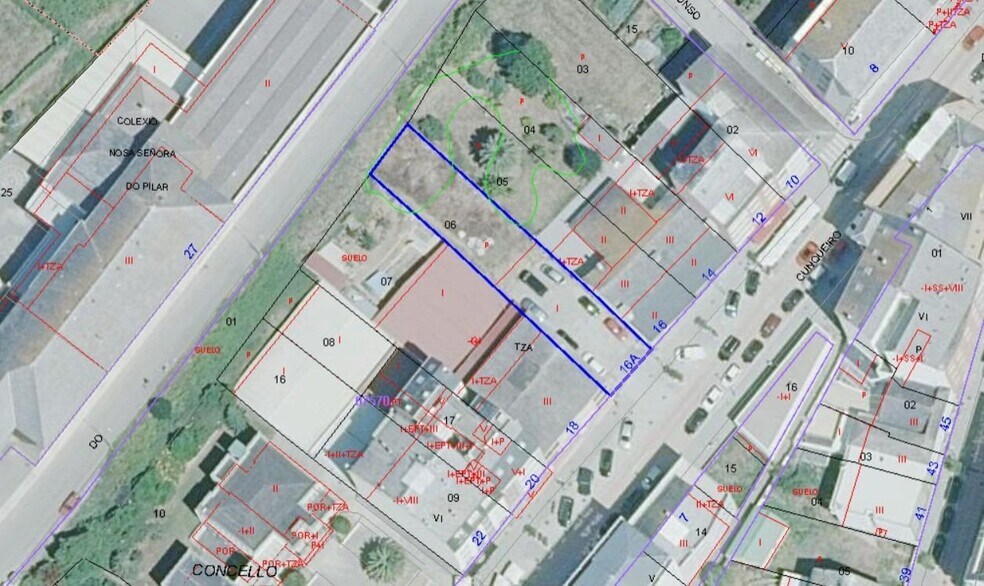 Avenida Álvaro Cunqueiro, 18, Foz, Lugo à vendre - Plan de site – Image 2 sur 2