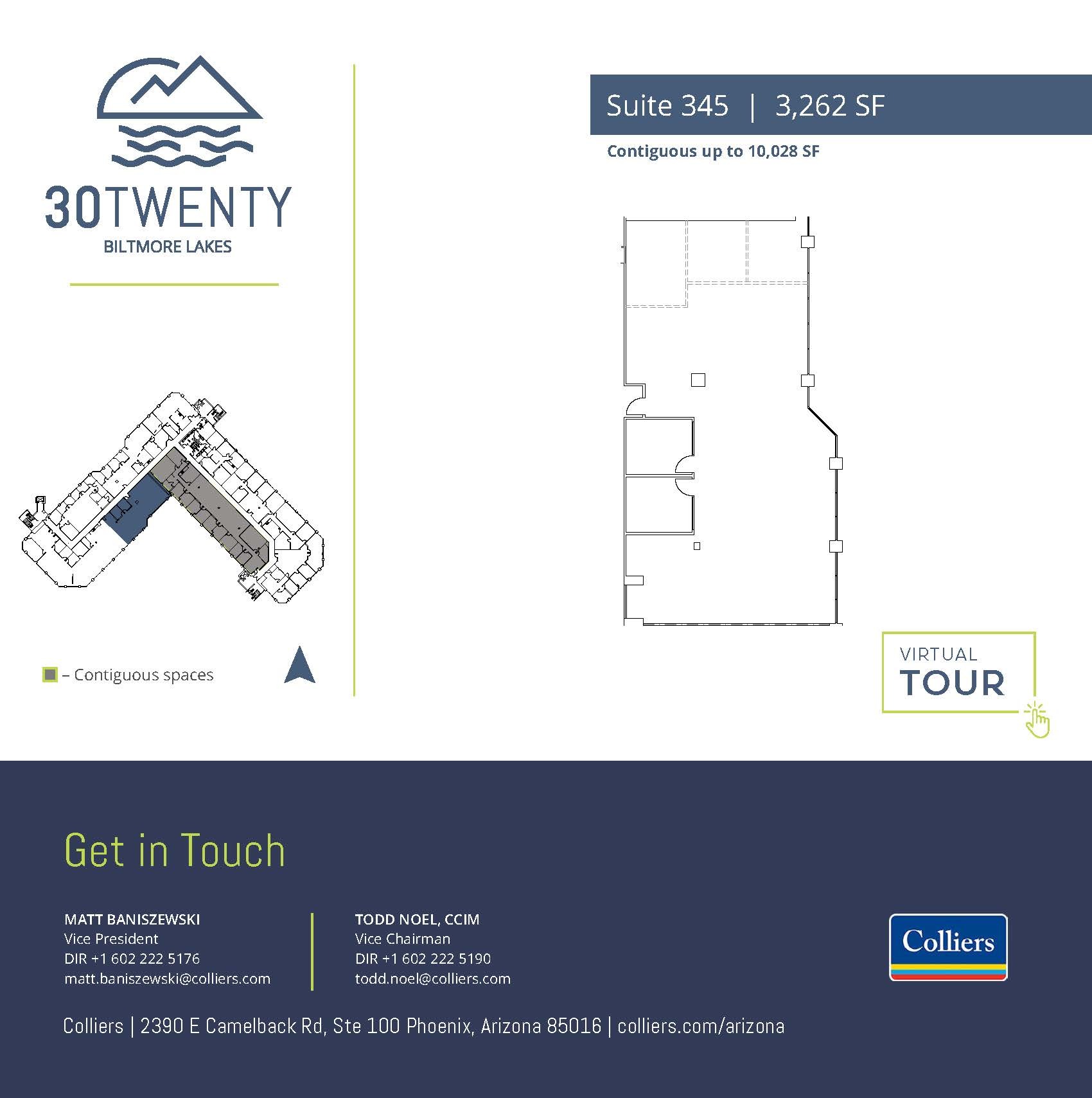 3020 E Camelback Rd, Phoenix, AZ à louer Plan d’étage– Image 1 sur 3