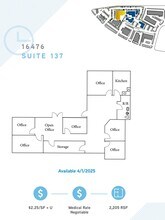 16476 Bernardo Center Dr, San Diego, CA à louer Plan d’étage– Image 1 sur 1