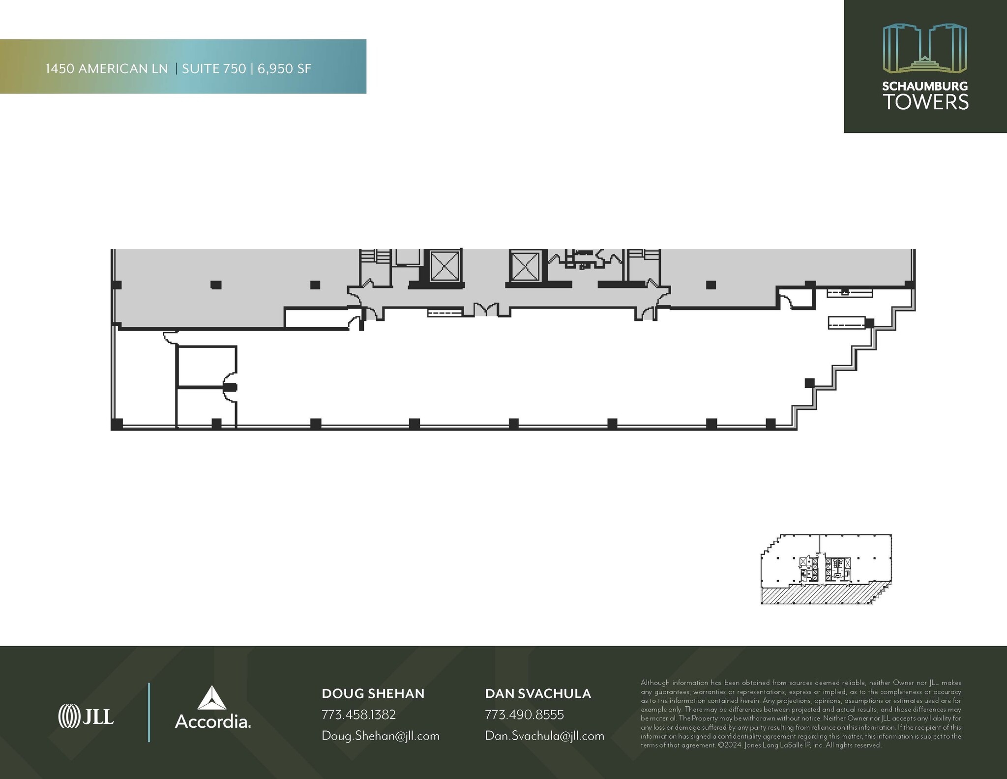 1400 American Ln, Schaumburg, IL à louer Plan d’étage– Image 1 sur 1